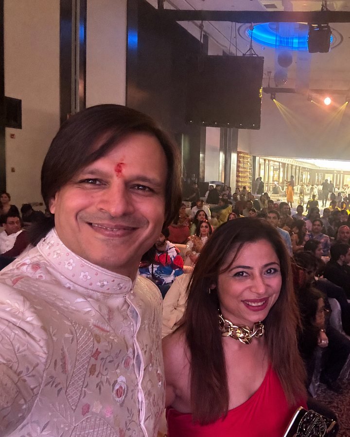 Preeti Comar with Vivek Oberoi